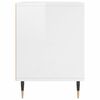vidaXL Szafki nocne, 2 szt., białe, wysoki połysk, 40x35x50 cm
