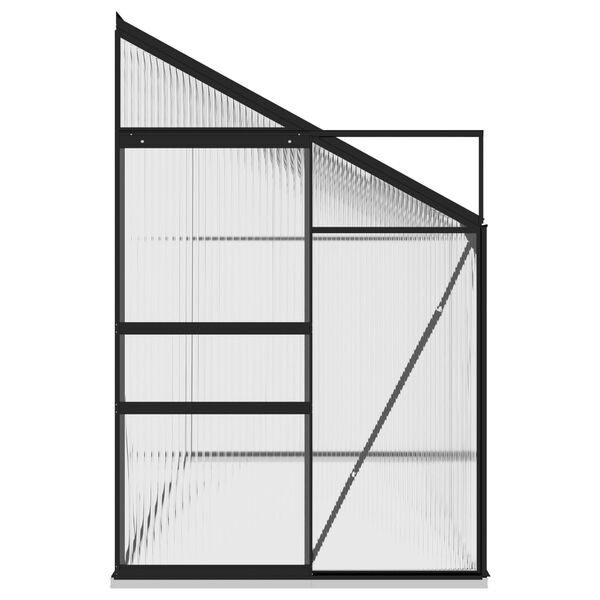 vidaXL Szklarnia, antracytowa, aluminium, 7,77 m&sup3;
