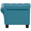 vidaXL Sofa dla psa, turkusowa, 83x45x42 cm, sztuczna sk&oacute;ra