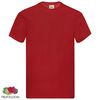 Fruit of the Loom Oryginalne T-shirty, 5 szt., czerwone, M, bawełna
