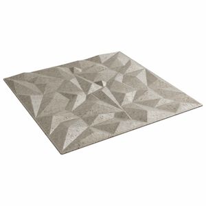 vidaXL Panele ścienne 12 szt. 50 x 50 cm Beton ametystowy Pianka XPS