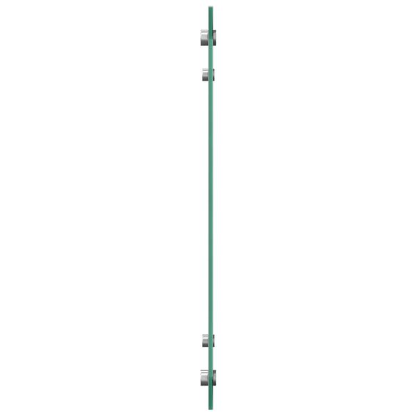 vidaXL Przód kuchenny Jasnoszary 70 x 50 x 0,6 cm szkło hartowane