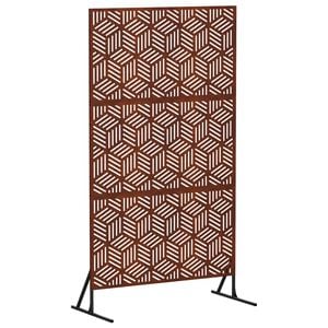 vidaXL Ekran prywatności 100 x 50 x 180 cm Stal kortenowska Rdzawy