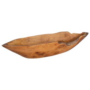 vidaXL Miska na owoce JEPARA Brąz teakowy 61 x 21 x 11 cm
