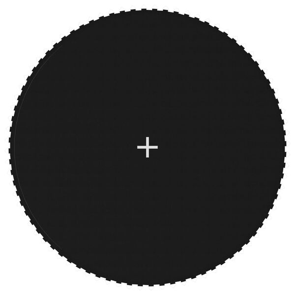 vidaXL Mata do skakania do trampoliny 4,27 m, czarna, okrągła