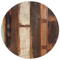 vidaXL Okrągły blat stołu, 70 cm, 15-16 mm, lite drewno odzyskane