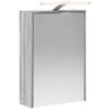 vidaXL Szafka z lustrem do łazienki Szary Sonoma 43 x 16 x 62.5 cm