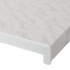 vidaXL Parapet okienny Tekst Marmur -enure 60 x 40 x 4,5 cm PVC
