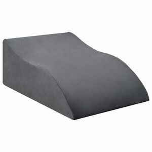 vidaXL Poduszka na nogi 68 x 41 x 24 cm Pianka PU Szary
