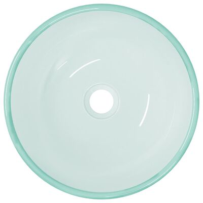 vidaXL Umywalka z matowego szkła hartowanego, 35x12 cm