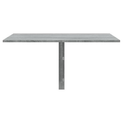 vidaXL Składany stolik kawowy, szary dąb sonoma, 100x60x56 cm