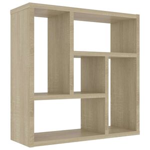 vidaXL P&oacute;łka ścienna, dąb sonoma, 45,1x16x45,1 cm