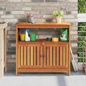 vidaXL Ogrodowy stolik konsolowy, 80x35x75 cm, lite drewno akacjowe