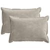 vidaXL Poszewka na poduszkę 2 pcs HOUTEN jasnoszary 30 x 50 cm