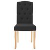 vidaXL Krzesła stołowe, 2 szt., czarne, obite tkaniną
