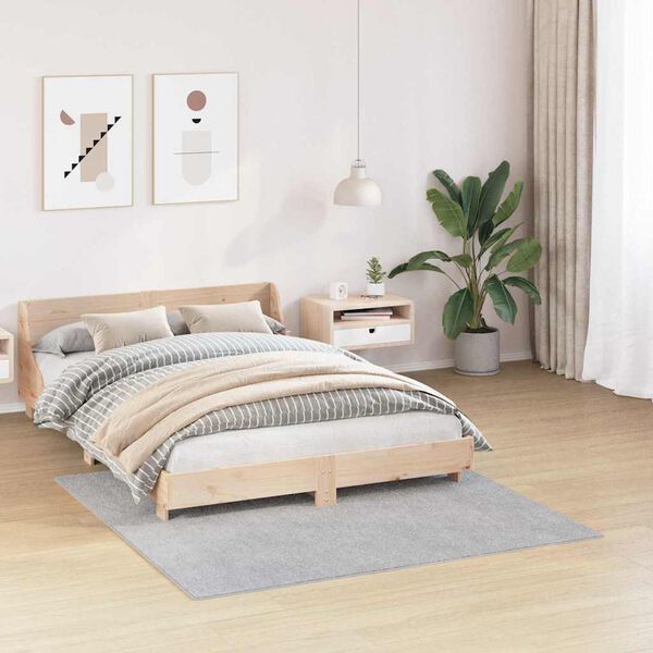 vidaXL Antypoślizgowy dywan shaggy Szary 160 x 160 cm PP