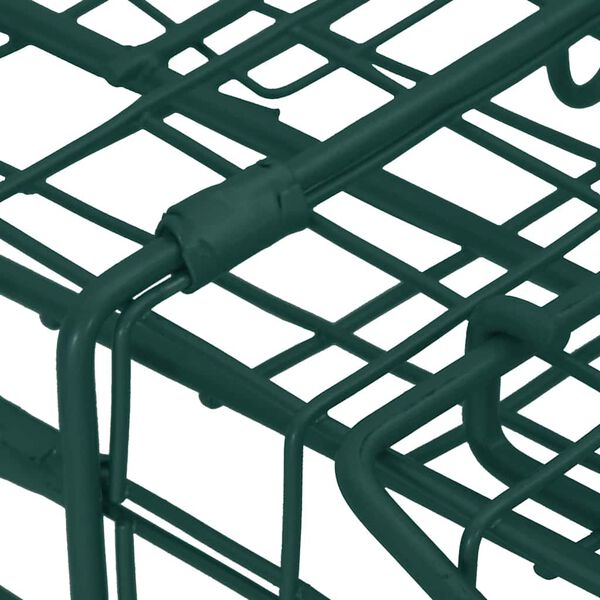 vidaXL Pułapka na zwierzęta Zielony 61 x 20 x 21,5 cm Stal