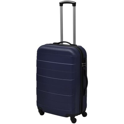 vidaXL Zestaw 3 walizek podróżnych, niebieski, 45,5/55/66 cm