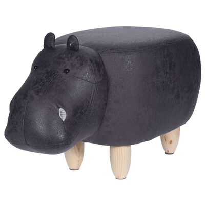 Home&Styling Stołek w kształcie hipopotama, 64 x 35 cm