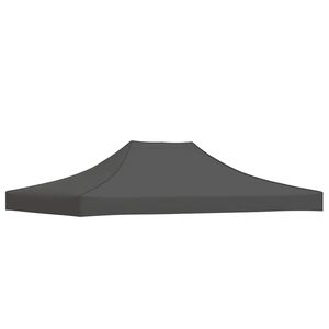 vidaXL Dach do namiotu imprezowego, 4 x 3 m, antracytowy, 270 g/m&sup2;