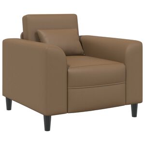 vidaXL Fotel Cappuccino Ekosk&oacute;ra