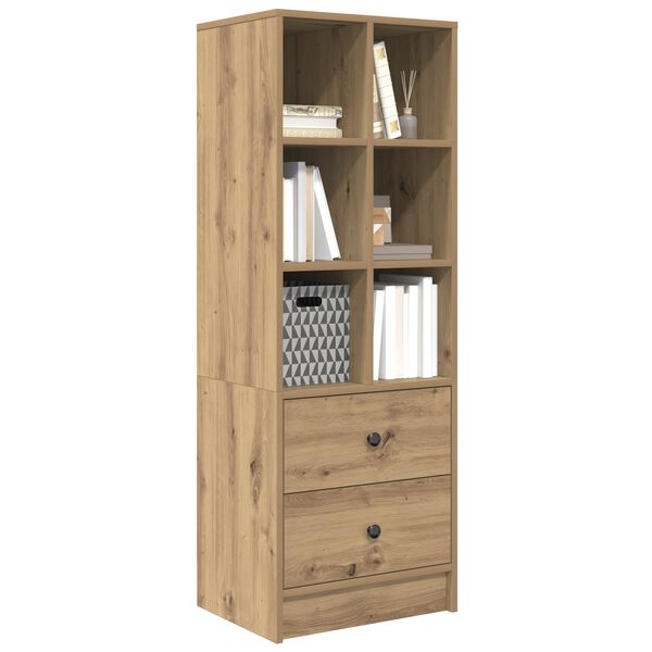 vidaXL Highboard z szufladą Dąb rzemieślniczy 45,5 x 34 x 127 cm