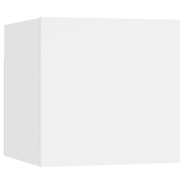 vidaXL Szafka nocna, biała, 30,5x30x30 cm, materiał drewnopochodny