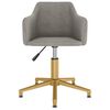 vidaXL Obrotowe krzesło biurowe, jasnoszare, obite aksamitem
