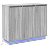 vidaXL Komoda LED Szary Sonoma 90 x 32 x 75 cm Drewno inżynieryjne