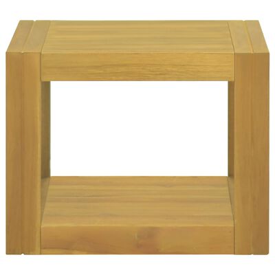vidaXL Łazienkowa półka ścienna, 45x45x35 cm, lite drewno tekowe