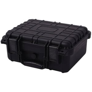 vidaXL Walizka ochronna czarna 35x29,5x15 cm