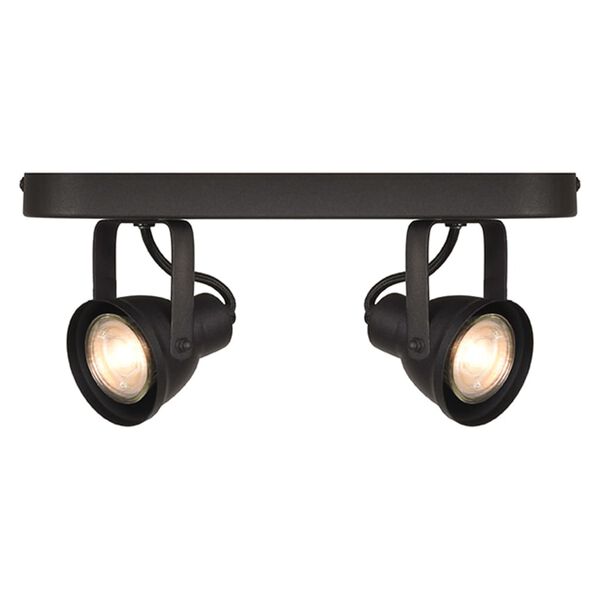 LABEL51 Reflektor z 2 żar&oacute;wkami LED Max, 30x9x16 cm, czarny