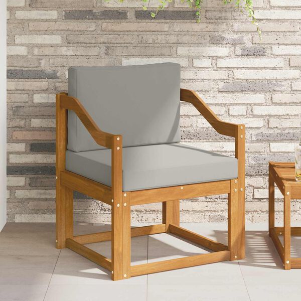 vidaXL Sofa na zewnątrz Lite drewno akacjowe i poliester