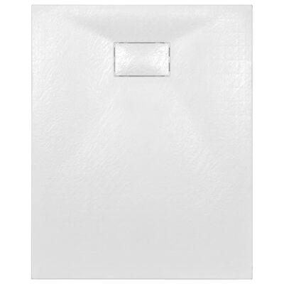vidaXL Brodzik prysznicowy, SMC, biały, 100 x 80 cm