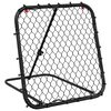 vidaXL Rebounder do piłki nożnej, regulowany, czarny, 84x73x60-80 cm