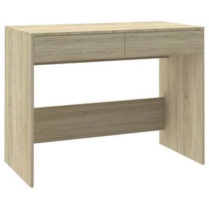 vidaXL Biurko, dąb sonoma, 101x50x76,5 cm, materiał drewnopochodny