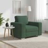 vidaXL Sofa Fotel ciemnozielona 100x77x82 cm Tkanina Corduroy
