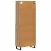 vidaXL Highboard Dąb rzemieślniczy 69,5 x 34 x 180 cm