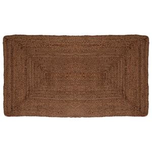 vidaXL Dywan strefowy Szary 60 x 110 cm Juta