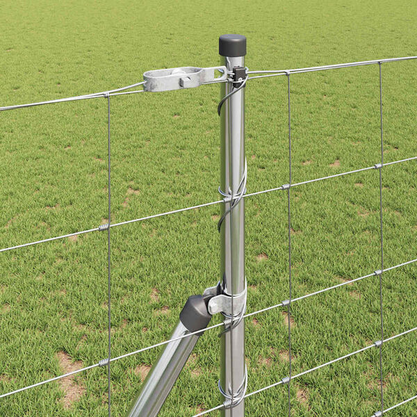 vidaXL Słupek ogrodzeniowy. Galwanizowany 25 x 1,2 m Stal