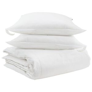 vidaXL Zestaw kołder z poduszką 3 pcs Biały Pi&oacute;ra down