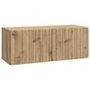 vidaXL Szafka RTV montowana na ścianie Dąb artisan 78,5 x 31 x 30 cm