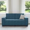 vidaXL Sofa 2-osobowa, niebieski, 180x78x84 cm, tapicerowana aksamitem