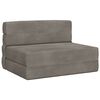 vidaXL Składana Sofa Ł&oacute;żko jasnoszary 70 x 72 x 60 cm tkanina