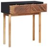 vidaXL Stolik konsola, 70x30x75 cm, lite drewno akacjowe i MDF