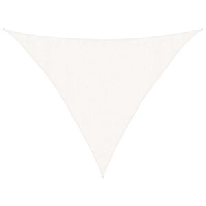 vidaXL Żagiel przeciwsłoneczny, 160 g/m&sup2;, biały, 3,5x3,5x4,9 m, HDPE