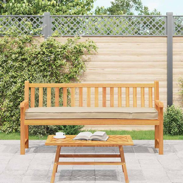 vidaXL Zestaw poduszek na paletę 2 pcs Beżowy 200 x 40 x 8 cm