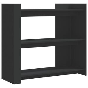 vidaXL Stolik konsolowy, czarny, 100x35x90 cm, materiał drewnopochodny
