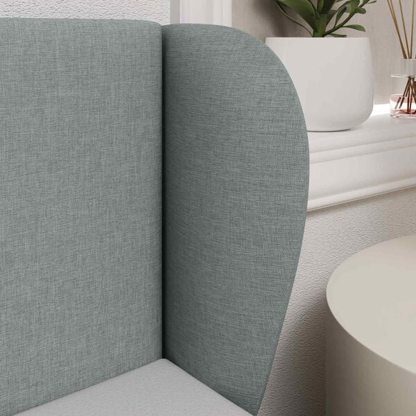 vidaXL Ucho Głowy Jasnoszary 40 x 23 x 6 cm tkanina