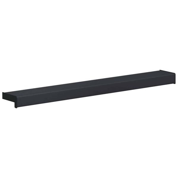 vidaXL Parapet okienny Antracyt z drewnianą strukturą 60 x 15 x 4,5 cm